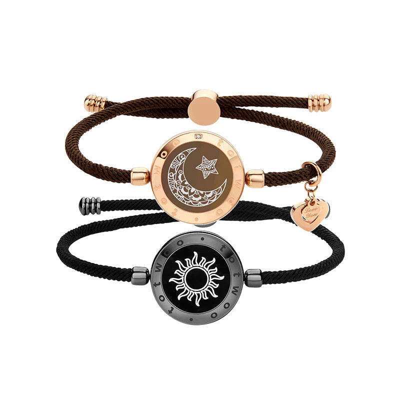 Sun&amp;moon Touch Vibration Bracelets with Milan Rope - Circle and Luck Company