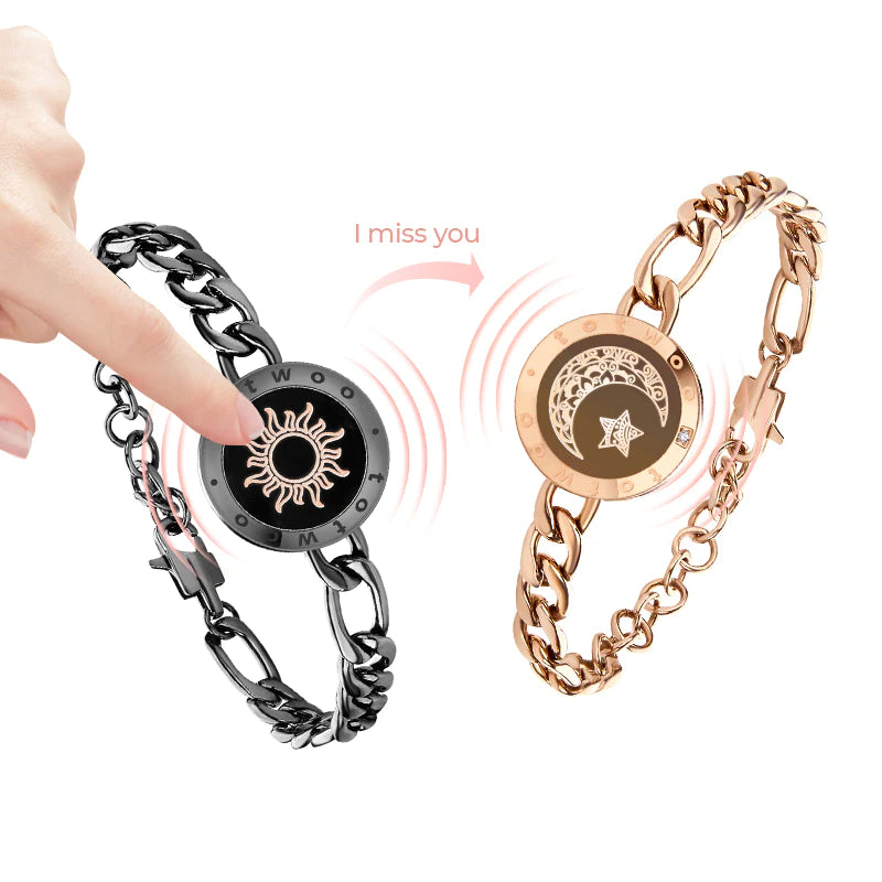 Sun&amp;Moon Smart Bracelets Set for Two - Circle and Luck Company