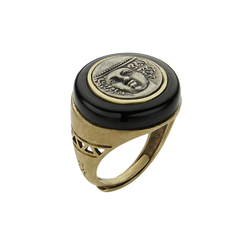 totwoo MEET Greek Coin Smart Ring - Circle and Luck Company