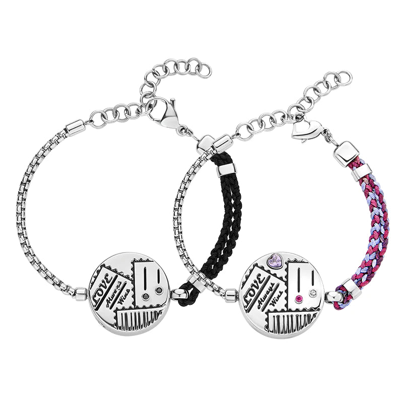 Love Always Wins Smart Bracelets Set for Two - Circle and Luck Company
